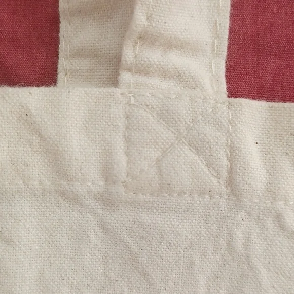 3/$25 Pet Food Express Canvas Tote Bag Cat & Dog Image, Off White Blue Orange - Picture 8 of 14